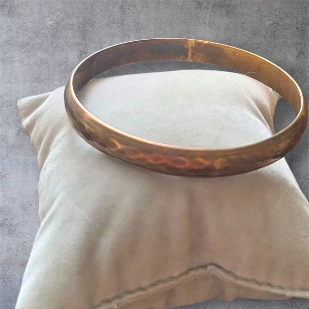 Vintage Gold Tone Bangle Set - 4